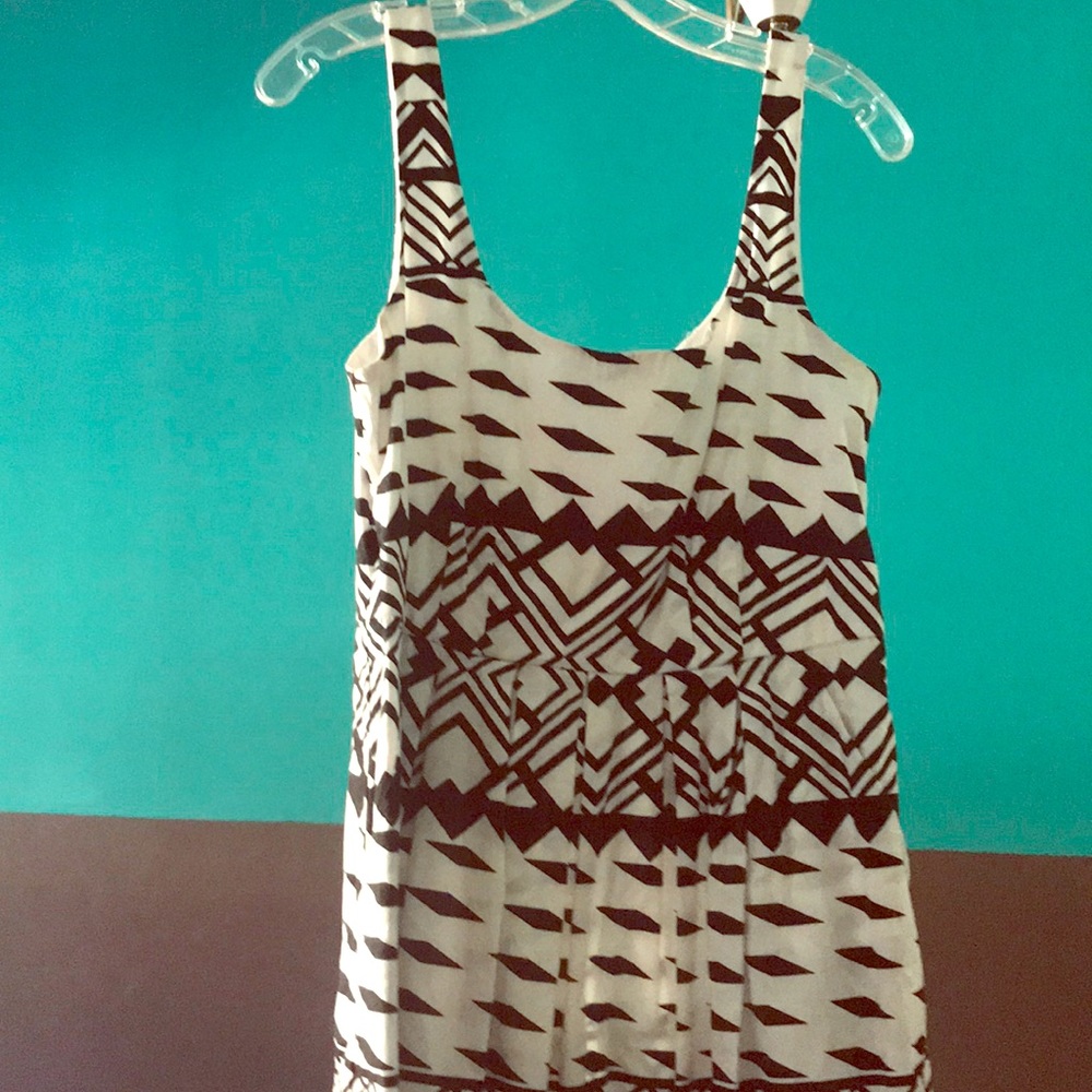 Black and white party dress